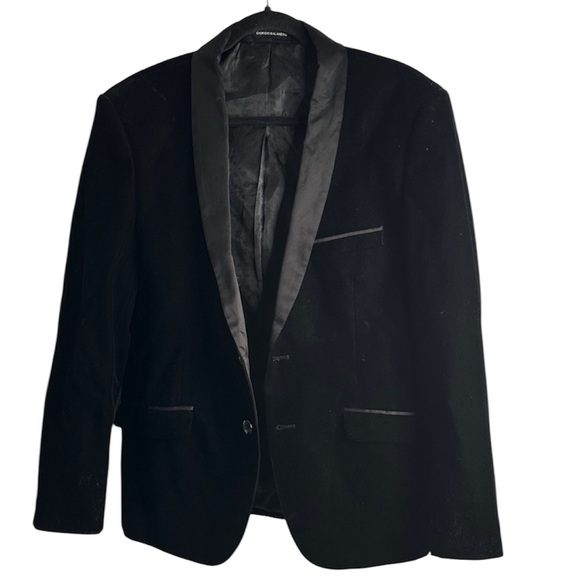 GIORGIO BALANERO Classic Black velvet Blazer size 42S